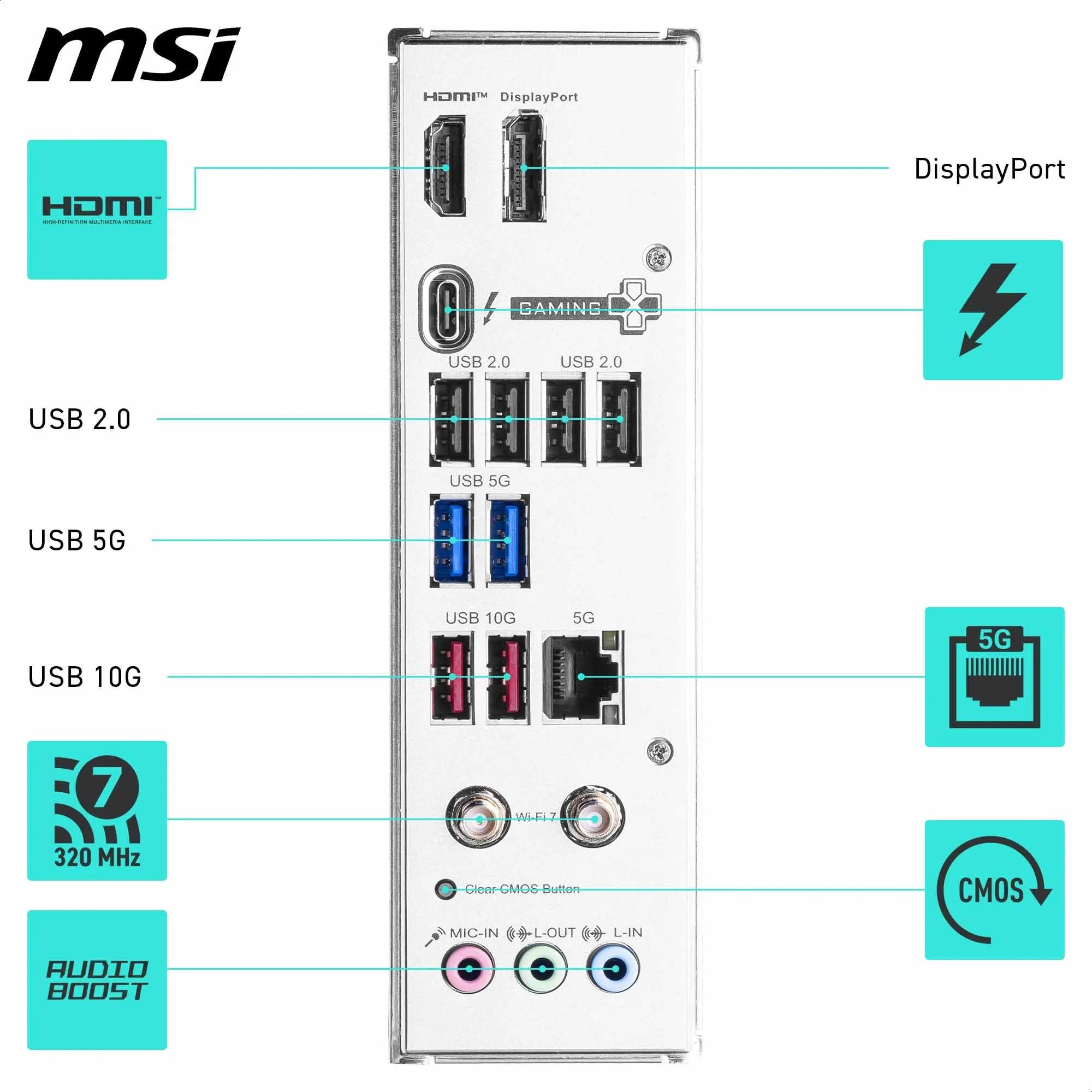 Amazon | MSI B860 Gaming Plus WiFiマザーボード、ATX - Intel Core